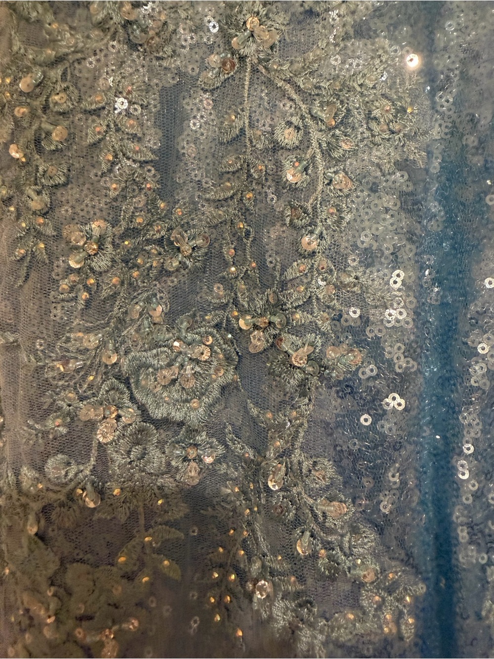 Beaded and Sequin Prom Dress - Picture 4 of 11